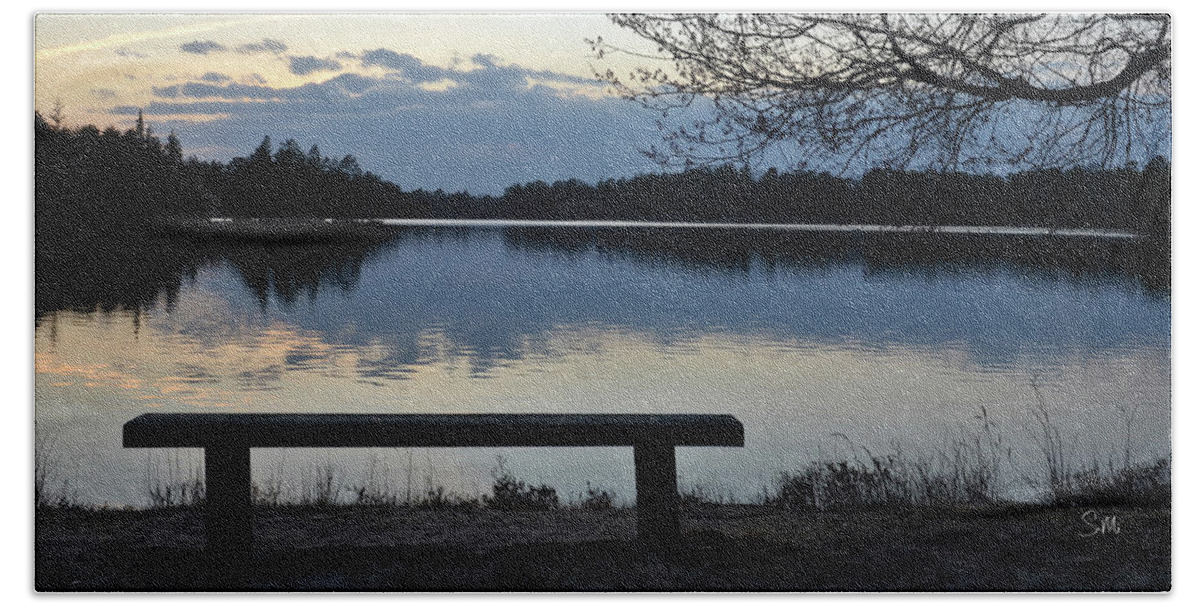 Landscape Beach Towel featuring the photograph Lake Horicon 9 by Sami Martin