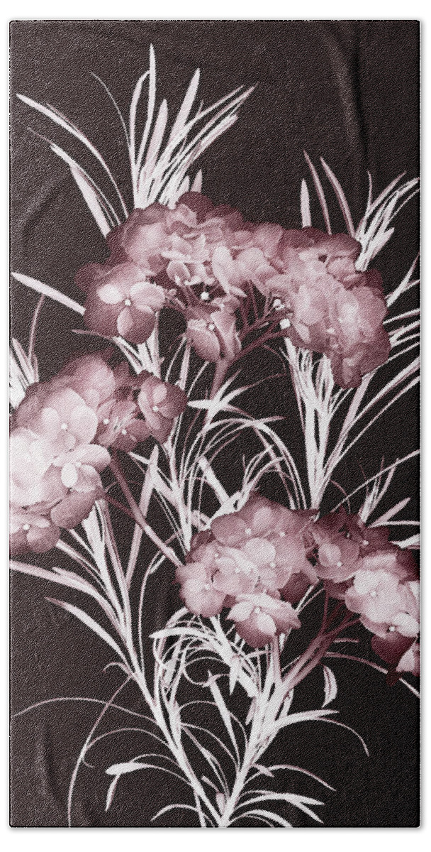 Flowers Beach Sheet featuring the photograph Leaves and Petals II by Leda Robertson