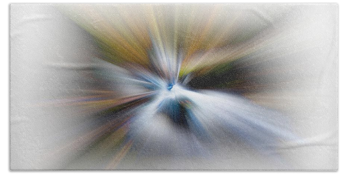 Abstract Beach Towel featuring the photograph Light Angels by Debra and Dave Vanderlaan