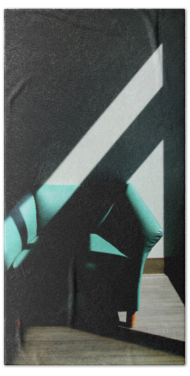 Shadows Beach Towel featuring the photograph Light Angles by Christopher McKenzie