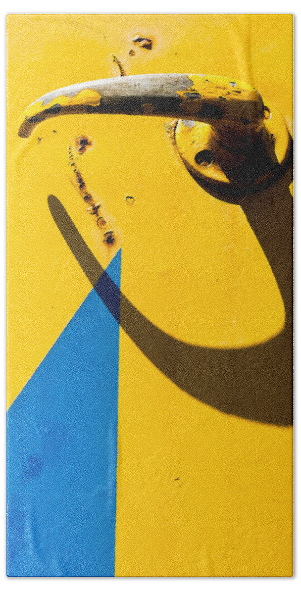 Yellow Beach Towel featuring the photograph Light, Shadow, Color by David Kay