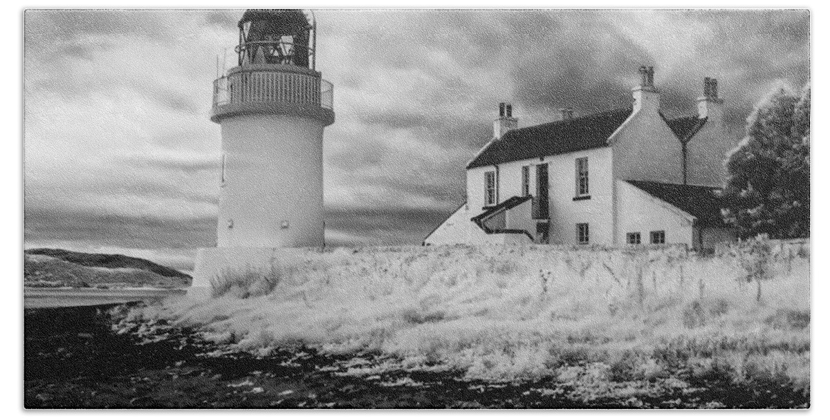Ardgour Beach Towel featuring the photograph Lighthouse at Ardgour by John Paul Cullen