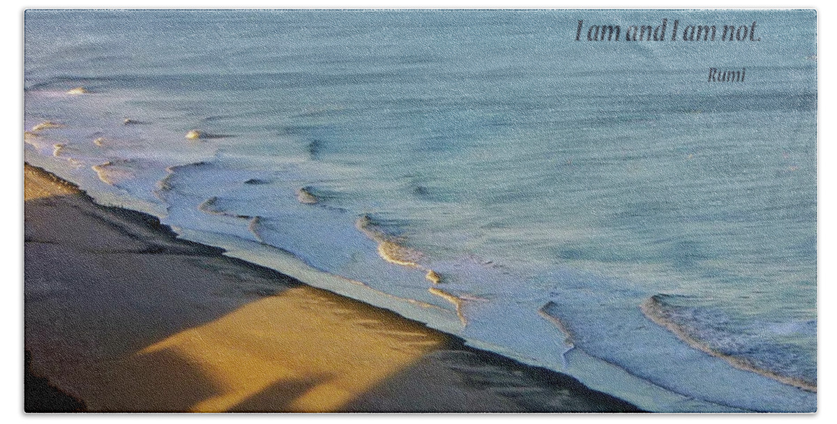 Photograph Beach Sheet featuring the photograph Like a Shadow by Rhonda McDougall