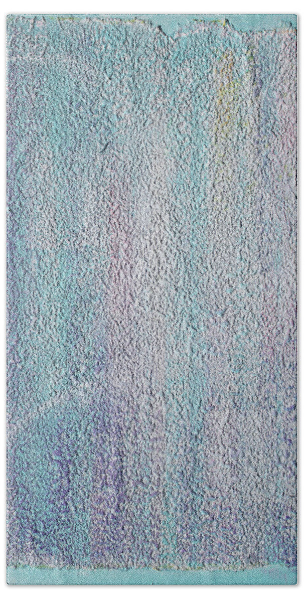 Abstract Painting Beach Sheet featuring the painting Lilac Love by Asha Carolyn Young