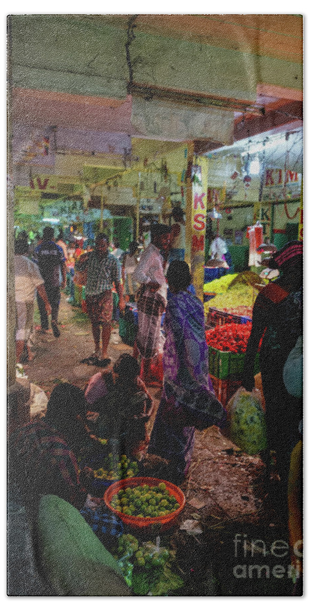 India Beach Towel featuring the photograph Limes For Sale by Mike Reid