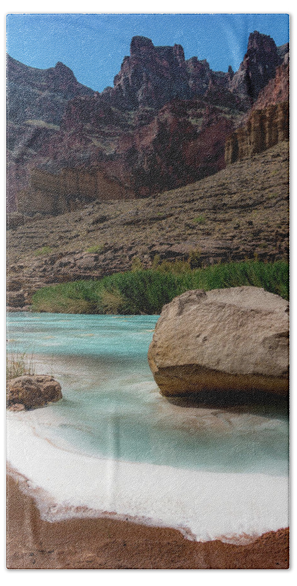 Arizona Beach Towel featuring the photograph Little Colorado River by Janis Connell