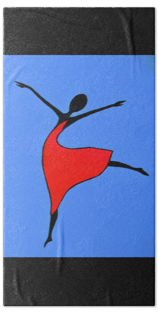 Dander Beach Towel featuring the painting Little Dancer by Stephanie Moore