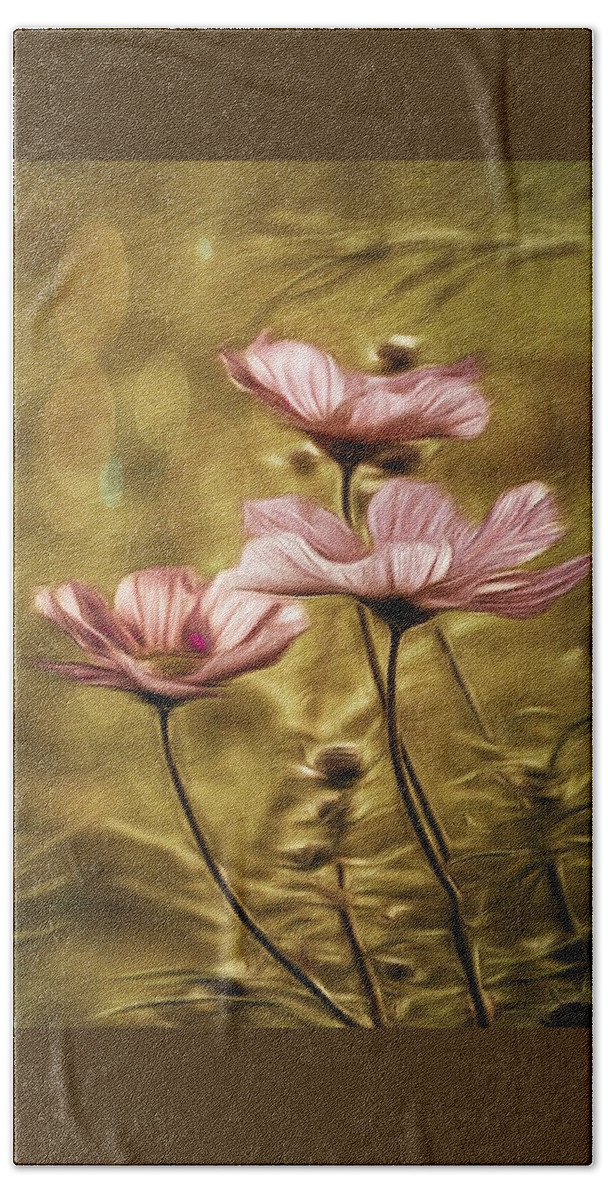 Flower Beach Sheet featuring the photograph Little Flowers by Phyllis Meinke