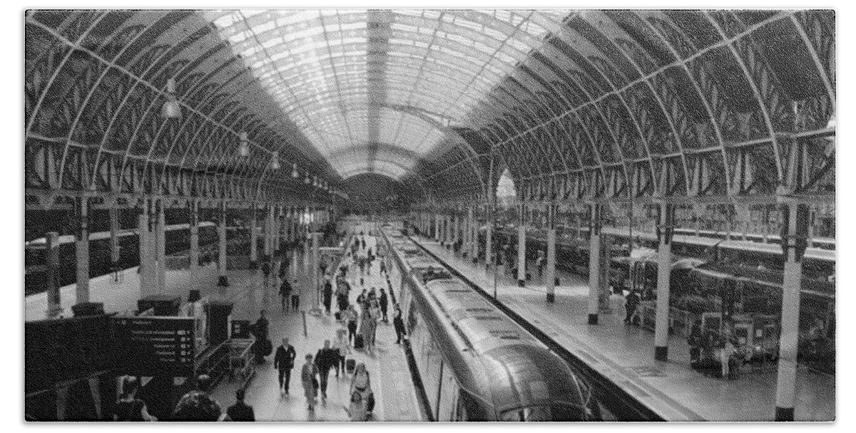 Station Beach Towel featuring the photograph Liverpool Street Station by Jolly Van der Velden