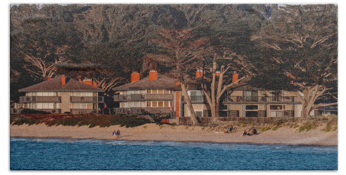 Beach House Beach Towel featuring the photograph Living on the Beach by Derek Dean