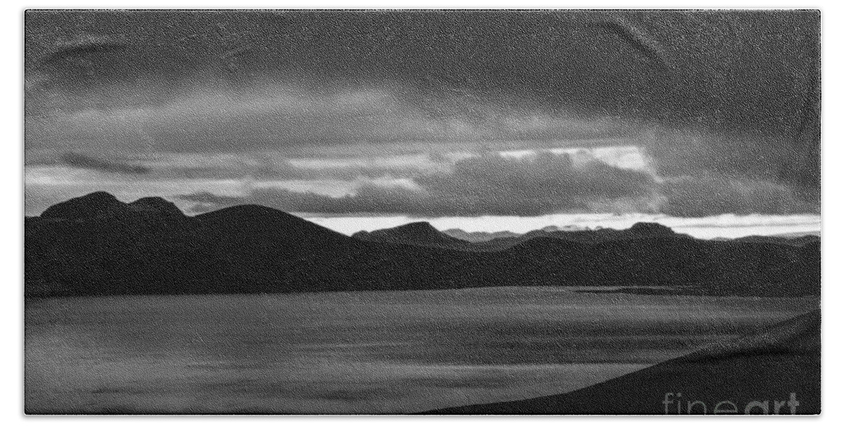 Water Beach Sheet featuring the photograph Ljotipollur iceland by Gunnar Orn Arnason