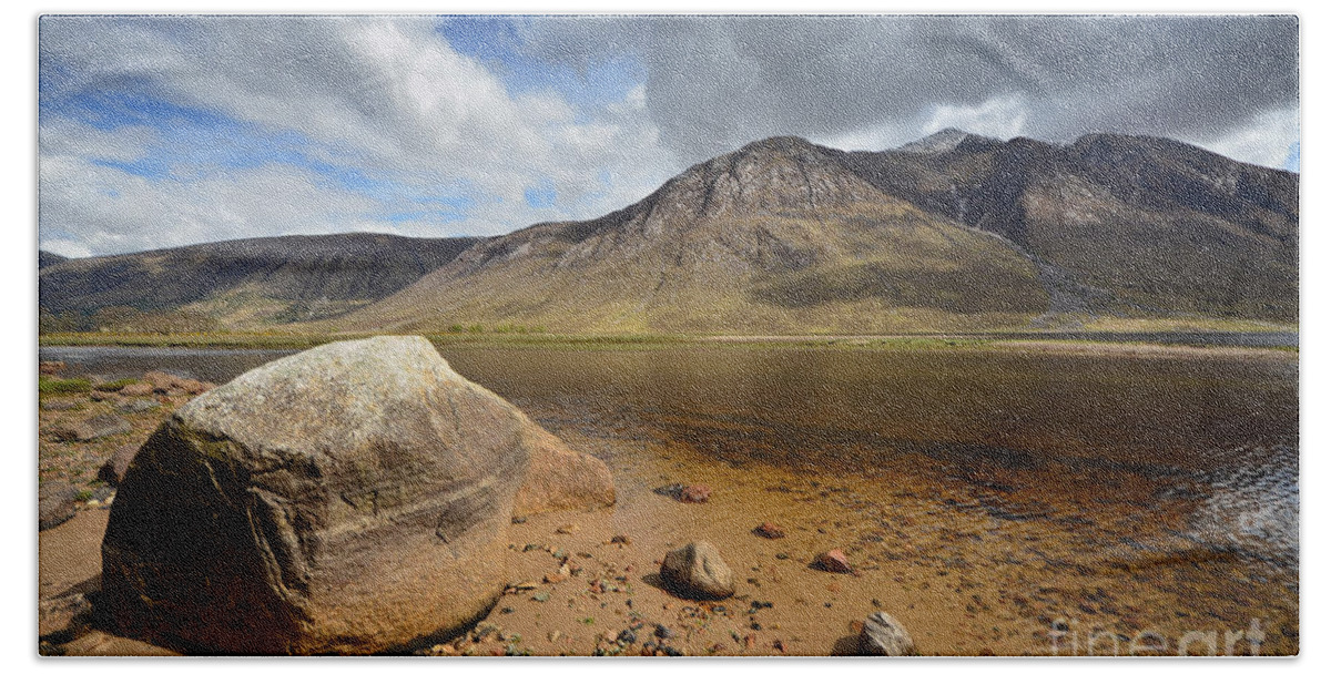 Loch Etive Beach Towel featuring the photograph Loch Etive by Smart Aviation