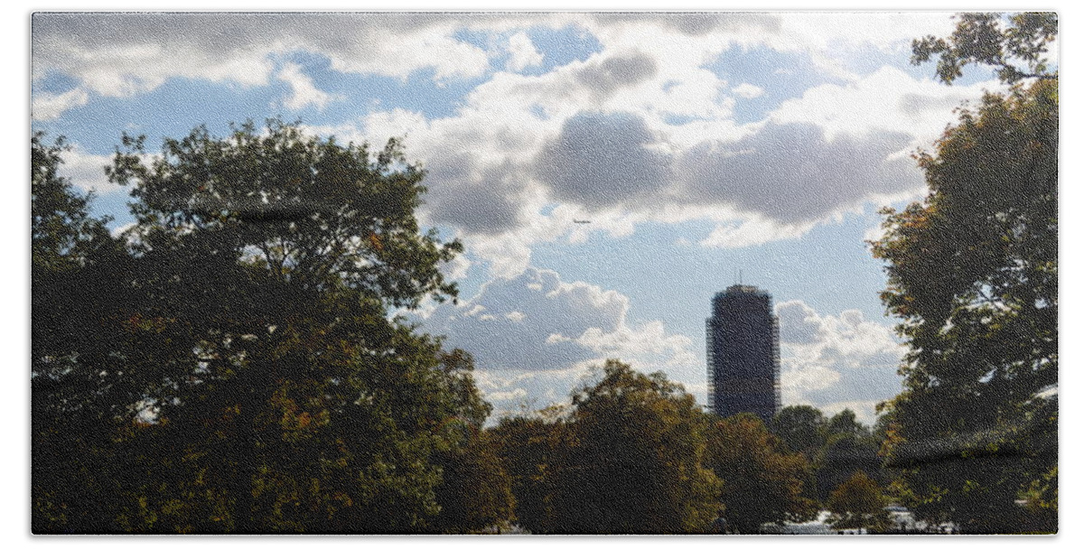 London Beach Towel featuring the photograph London Sky by Erik Burg