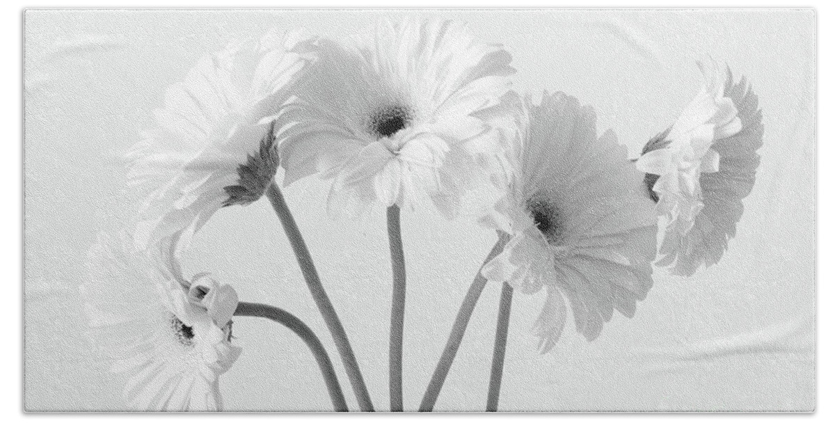 Flowers Beach Towel featuring the photograph Lovely Gerberas by Anita Oakley