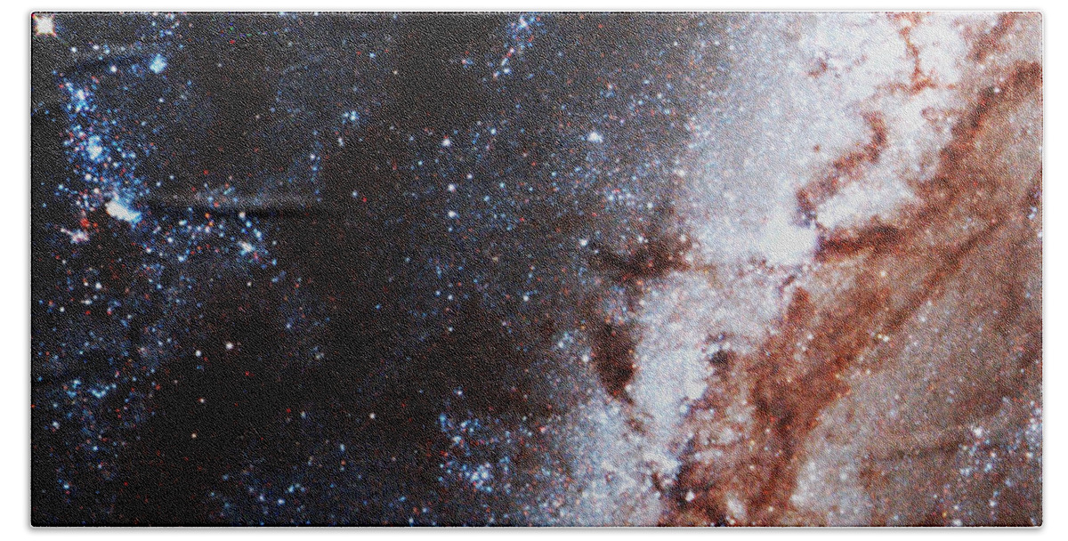 M51 Beach Towel featuring the photograph M51 Hubble Legacy Archive by Jim DeLillo