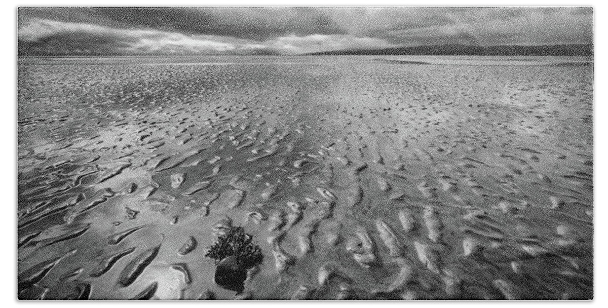 Lough Beach Towel featuring the photograph Magilligan Ripples by Nigel R Bell