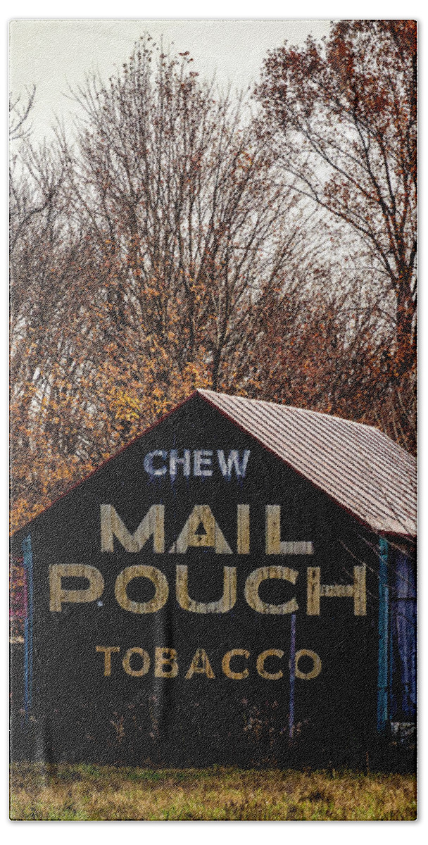 Old Beach Sheet featuring the photograph Mail Pouch Barn by Mary Carol Story