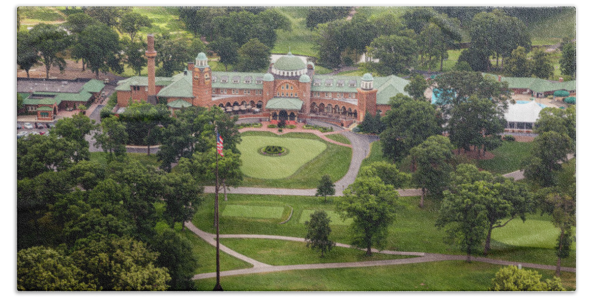3scape Beach Towel featuring the photograph Medinah Country Club by Adam Romanowicz
