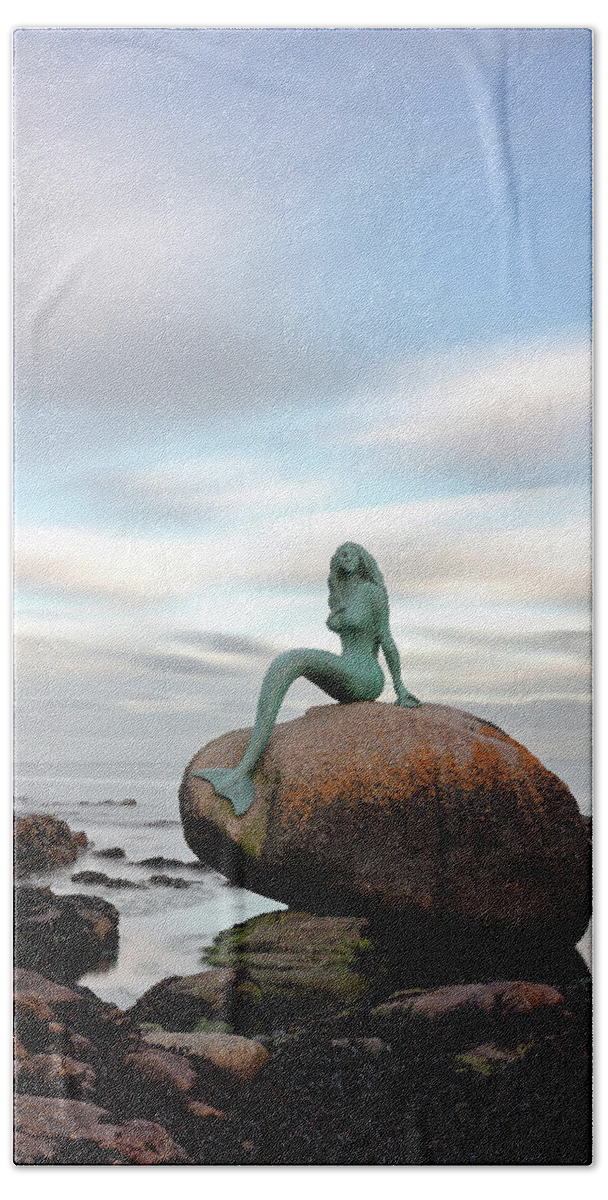 Mermaid Beach Towel featuring the photograph Mermaid of the north by Grant Glendinning