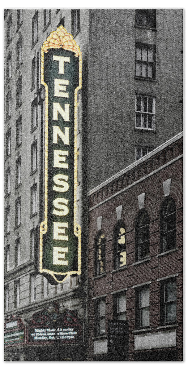 Knoxville Beach Towel featuring the photograph Mighty Tennessee by Sharon Popek