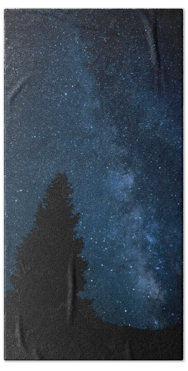 Nevada Beach Towel featuring the photograph Milky Way Pine Great Basin National Park Nevada by Lawrence S Richardson Jr