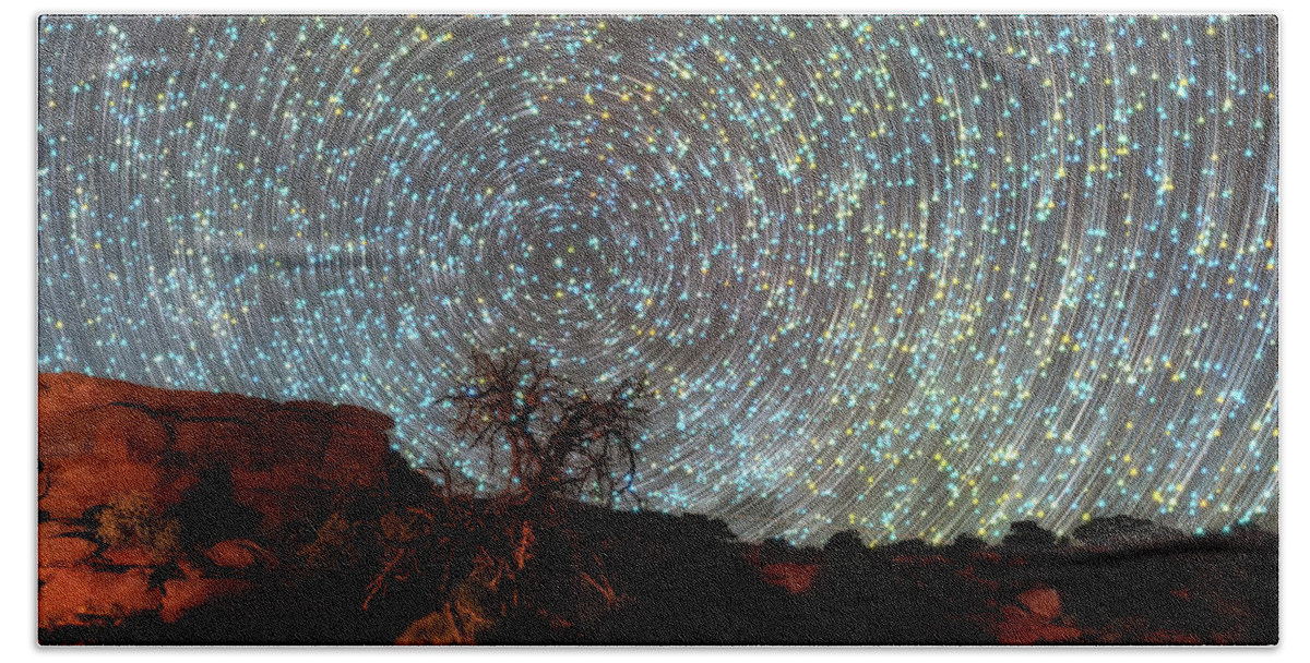 Starry Night Beach Towel featuring the photograph Mind Bending by Russell Pugh