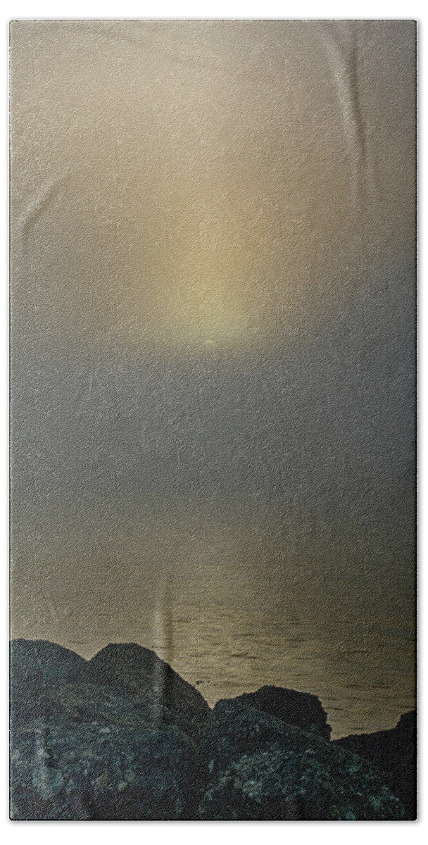 Sunrise Beach Sheet featuring the photograph Misty Sunrise Morning by Joseph Hollingsworth