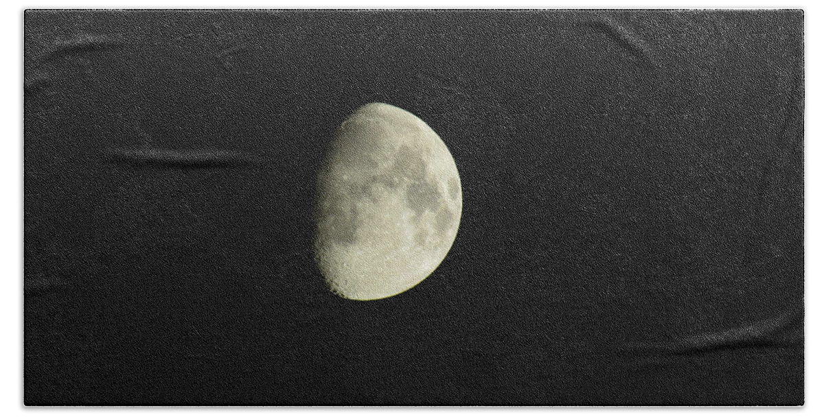 Moon Beach Towel featuring the photograph Moon Shot by Robert Knight