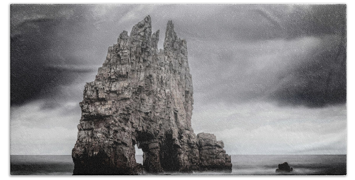 Asturias Beach Towel featuring the photograph Mordor by Evgeni Dinev