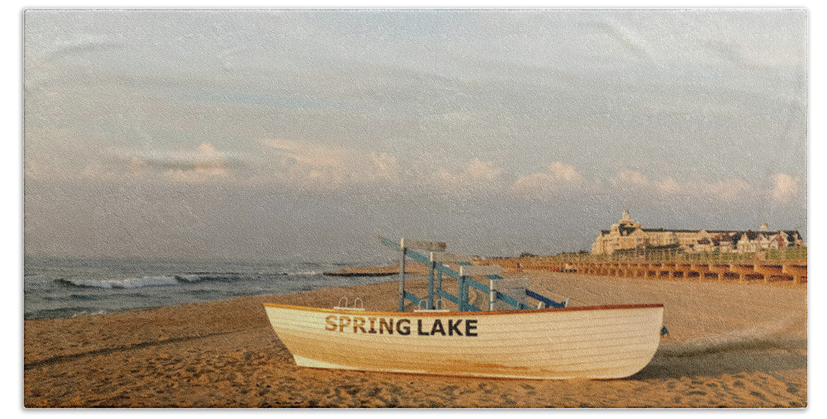 Shore Beach Towel featuring the photograph Morning at the Beach by Kathleen McGinley