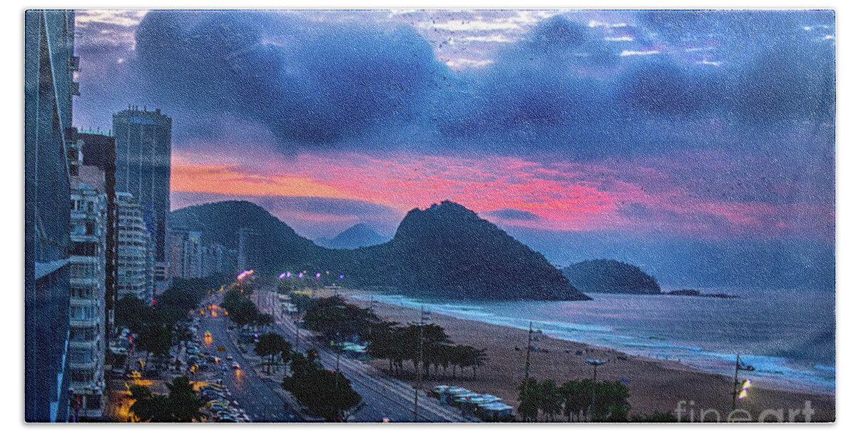 Landscape Beach Towel featuring the photograph Morning in Rio by Pravine Chester