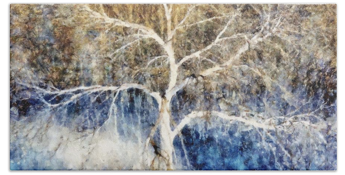 Tree Beach Sheet featuring the photograph Mother Natures Dance by Janine Riley