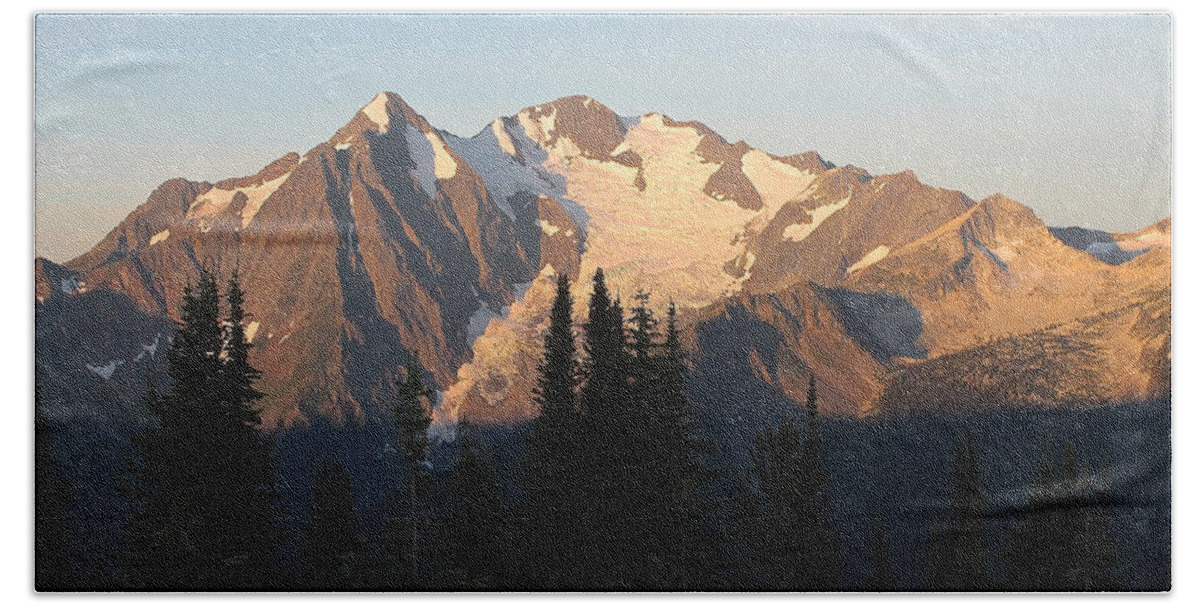 Mount Beach Towel featuring the photograph Mount Cooper Sunrise by Cathie Douglas