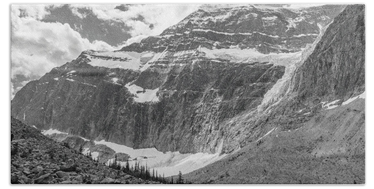 5dii Beach Sheet featuring the photograph Mt. Edith Cavell by Mark Mille