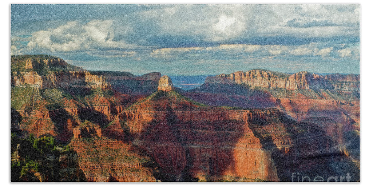 Mt Hayden Beach Towel featuring the photograph Mt Hayden Grand Canyon National Park by David Arment
