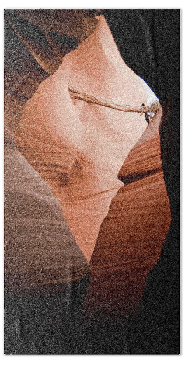 Slot Canyon Beach Towel featuring the photograph Mupltiple openings by Scott Sawyer