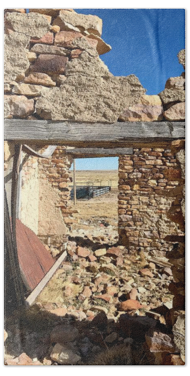 Stone Beach Towel featuring the photograph Mystery Ranch No. 2 by Brad Hodges