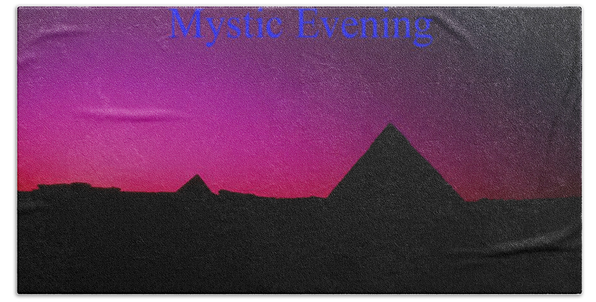 Egypt Beach Towel featuring the photograph Mystic Evening by Gary Wonning