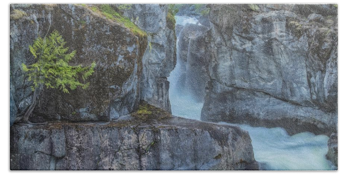 British Columbia Beach Sheet featuring the photograph Nairn Falls by Jacqui Boonstra