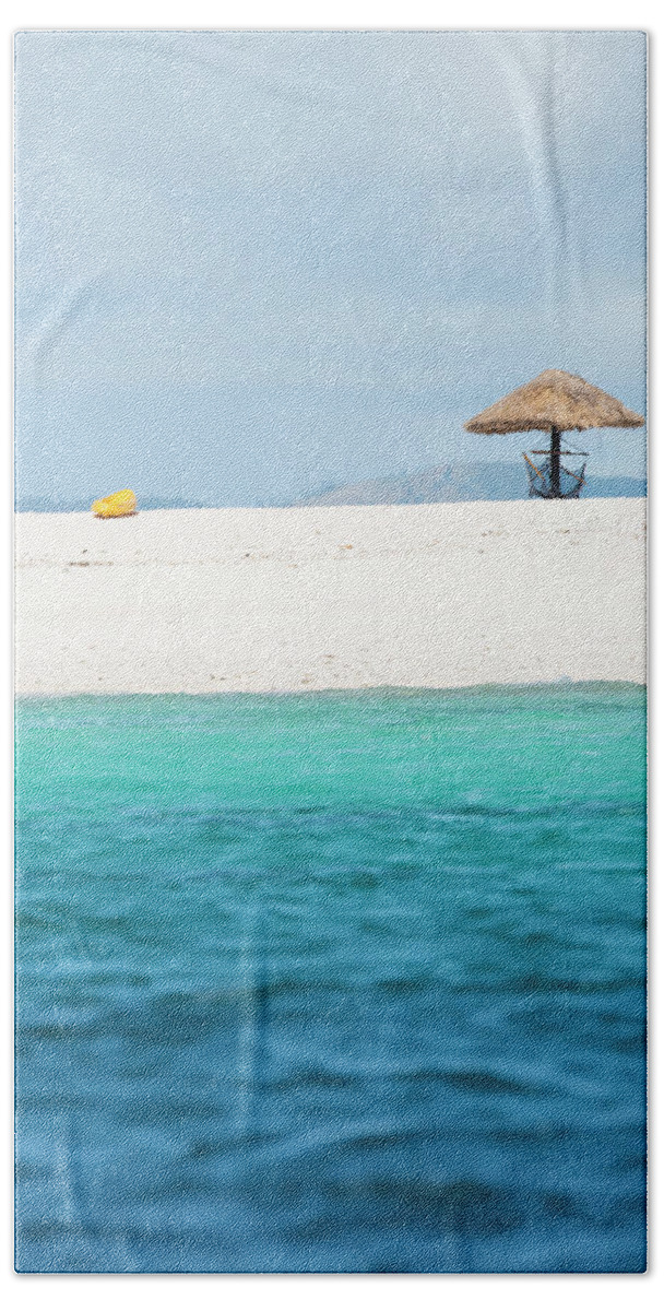 Namotu Beach Towel featuring the photograph Namotu Beach by Brad Scott