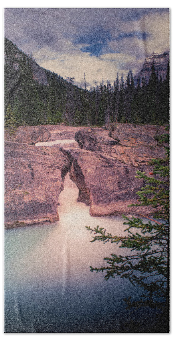 North America Beach Towel featuring the photograph Natural Bridge by Thomas Nay