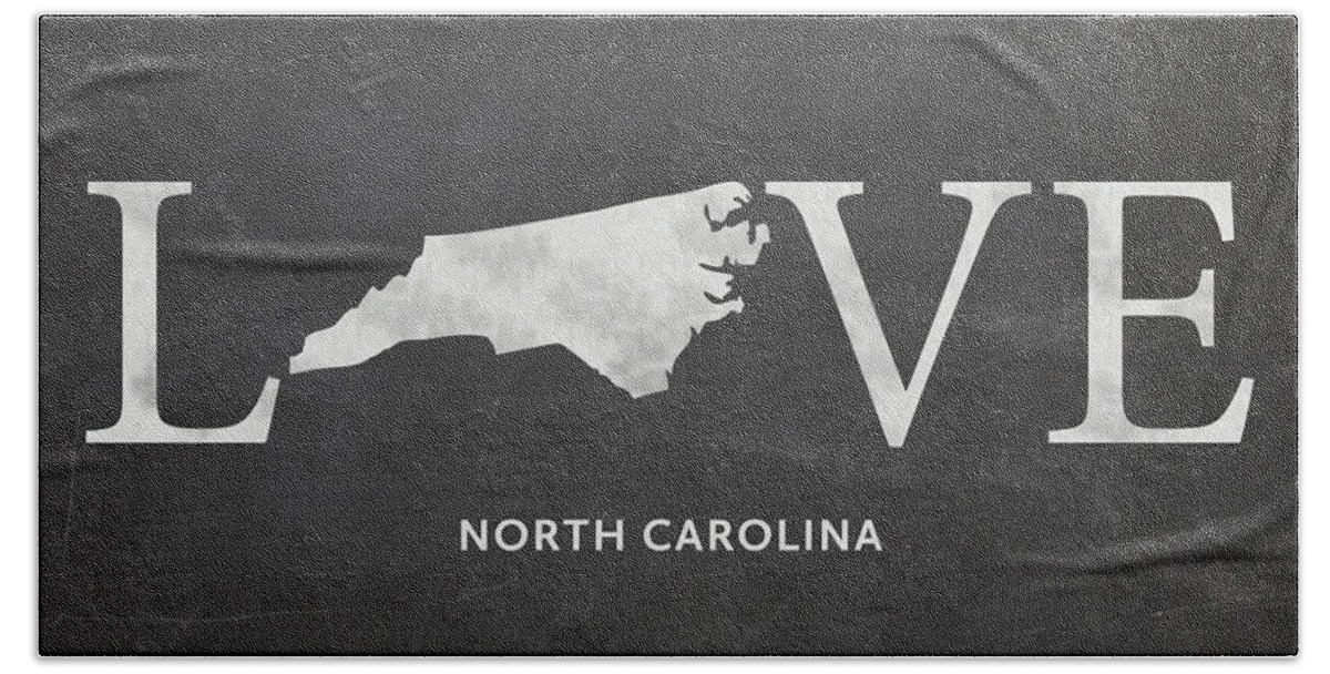 North Carolina Beach Sheet featuring the mixed media NC Love by Nancy Ingersoll