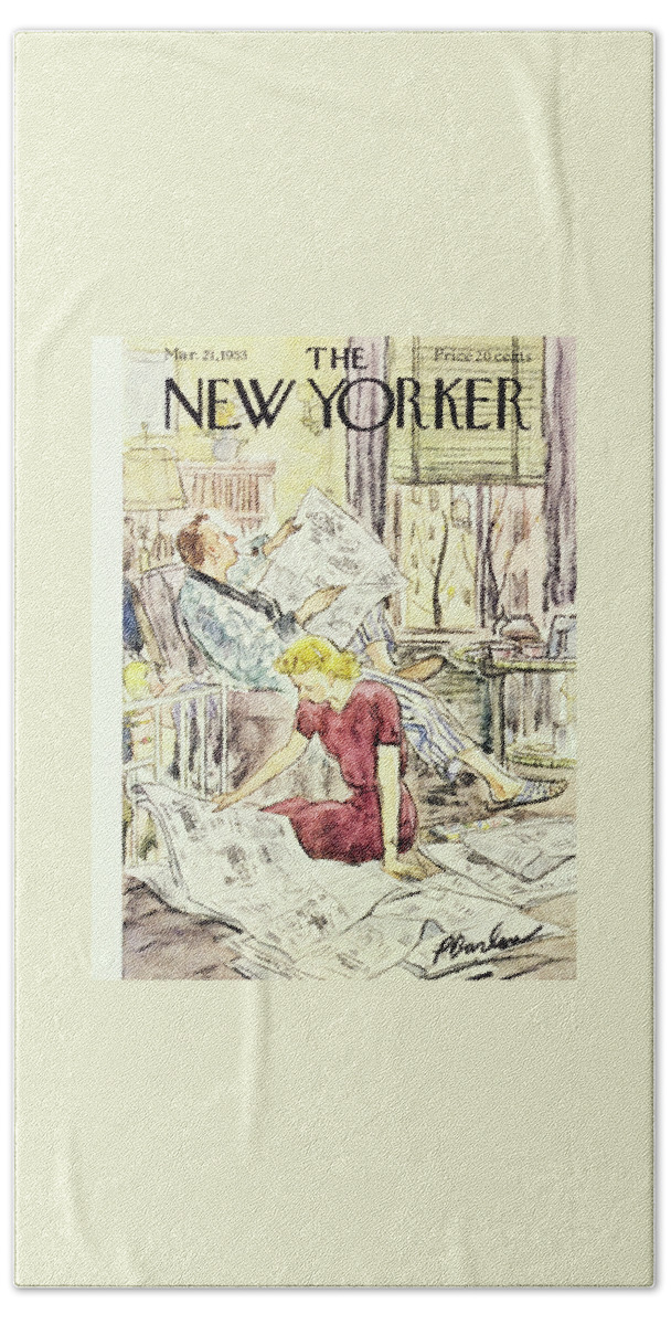 New Yorker March 21 1953 Beach Sheet