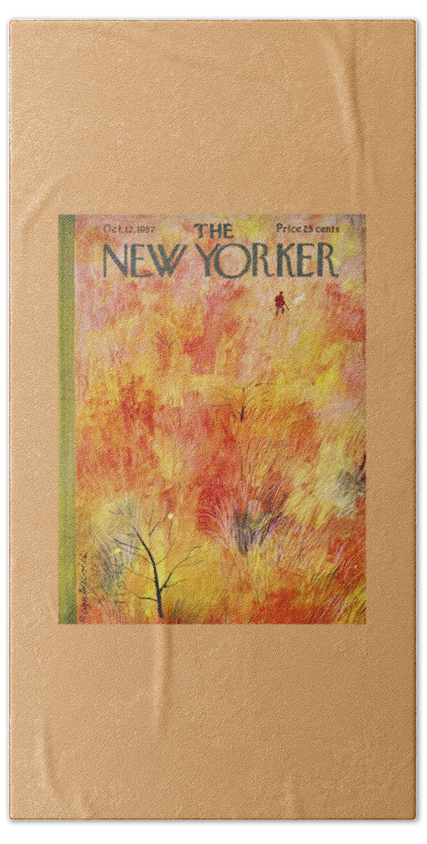New Yorker October 12th 1957 Beach Sheet