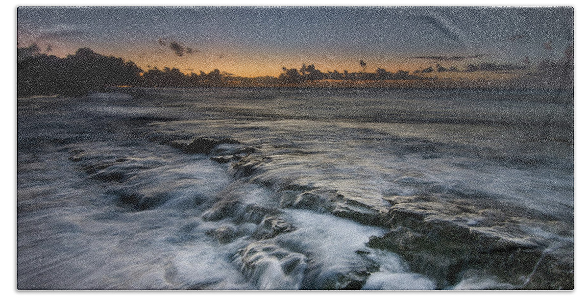 Sunrise Beach Sheet featuring the photograph Nimitz Beach Sunrise by Tin Lung Chao