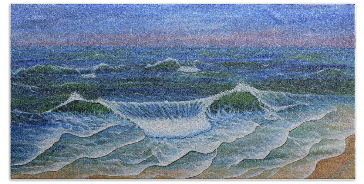 How To Paint A Beach Wave Acrylics Easy seascape beach