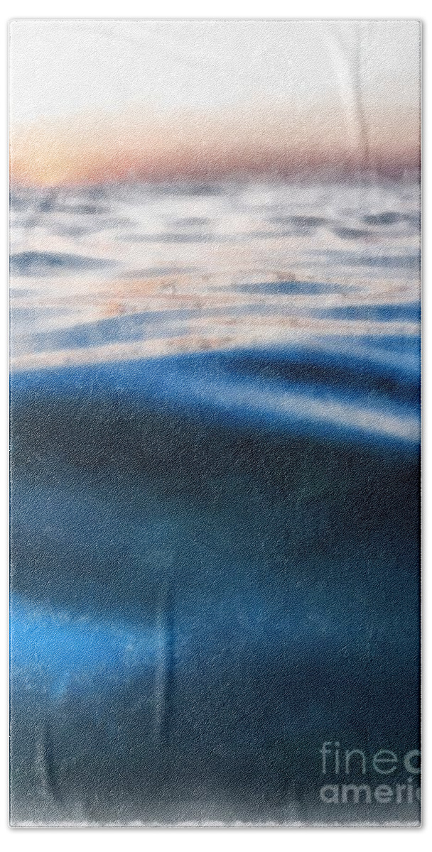 Beach Beach Towel featuring the painting Ocean Waves by Edward Fielding