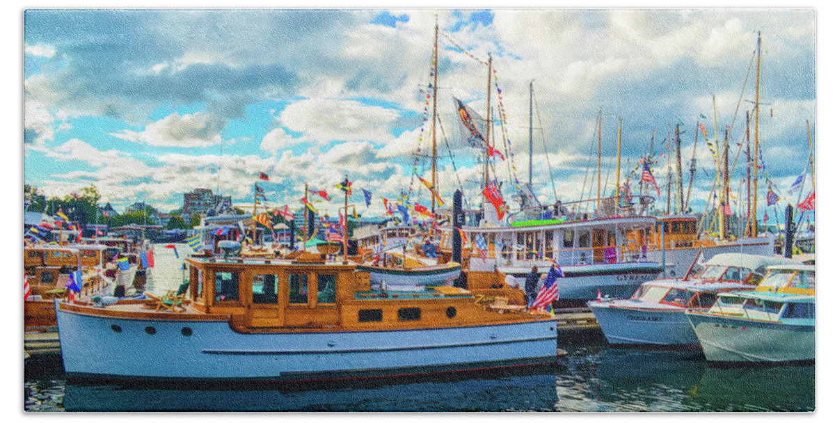 Boats Beach Towel featuring the photograph Old Boats by Jason Brooks