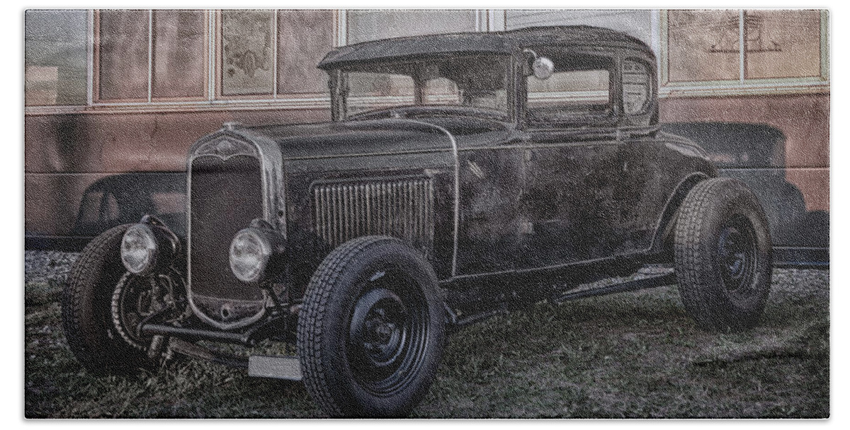 Car Beach Towel featuring the photograph Old Hot Rod by Joachim G Pinkawa