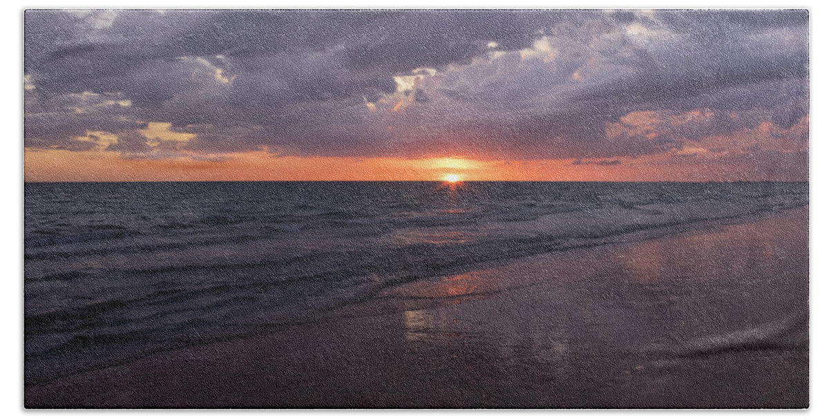 Beach Beach Towel featuring the photograph On A Cloudy Night by Kim Hojnacki